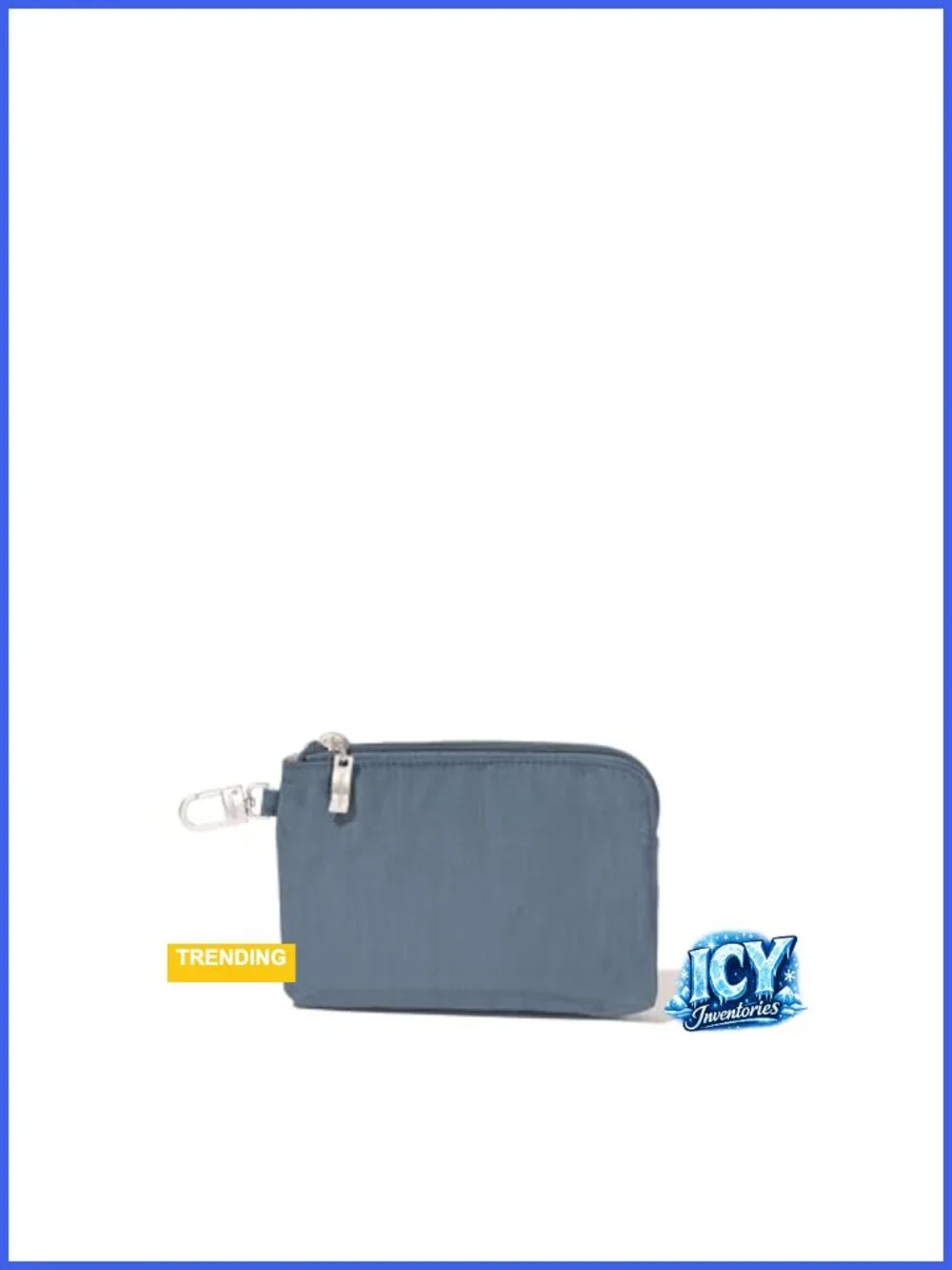 RFID Travel Wristlet Wallet with Detachable Clip, Lightweight
